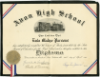 Cover image for Avon High School Diploma - Eula Madge Parsons